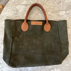 G.H. Bass & Co. Vintage Suede Tote Bag